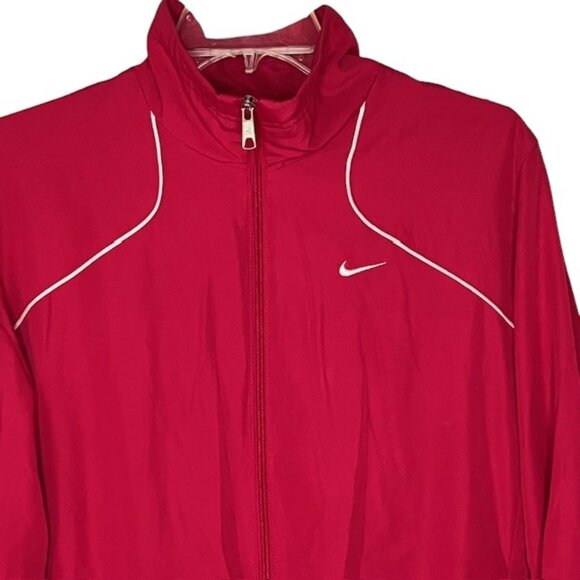 NIKE The Athletic Dept Jacket Full Zip Track Mesh Lined - Deep Pink - XXL - Picture 4 of 12